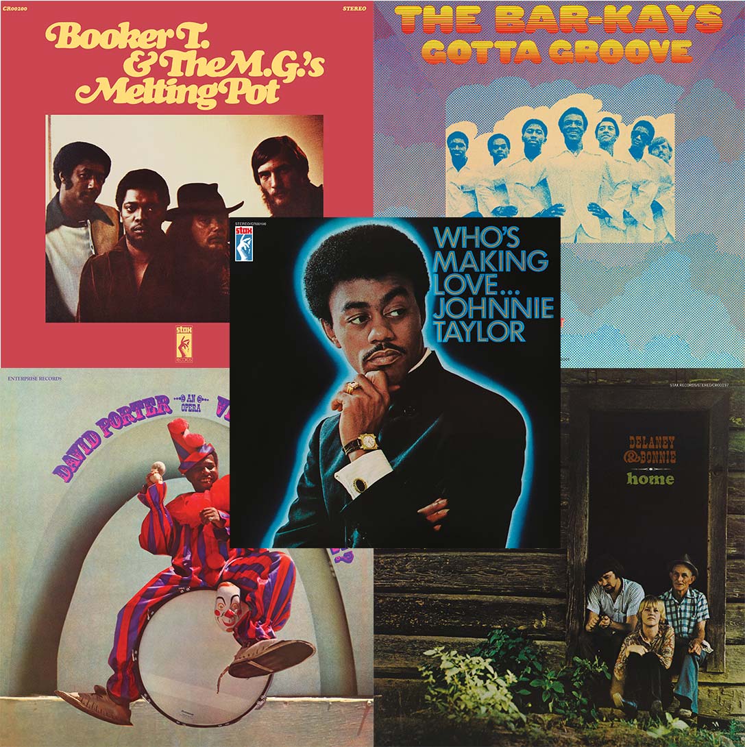 Featured image for “CRAFT RECORDINGS TO REISSUE FIVE STAX TITLES ON 180-GRAM VINYL”